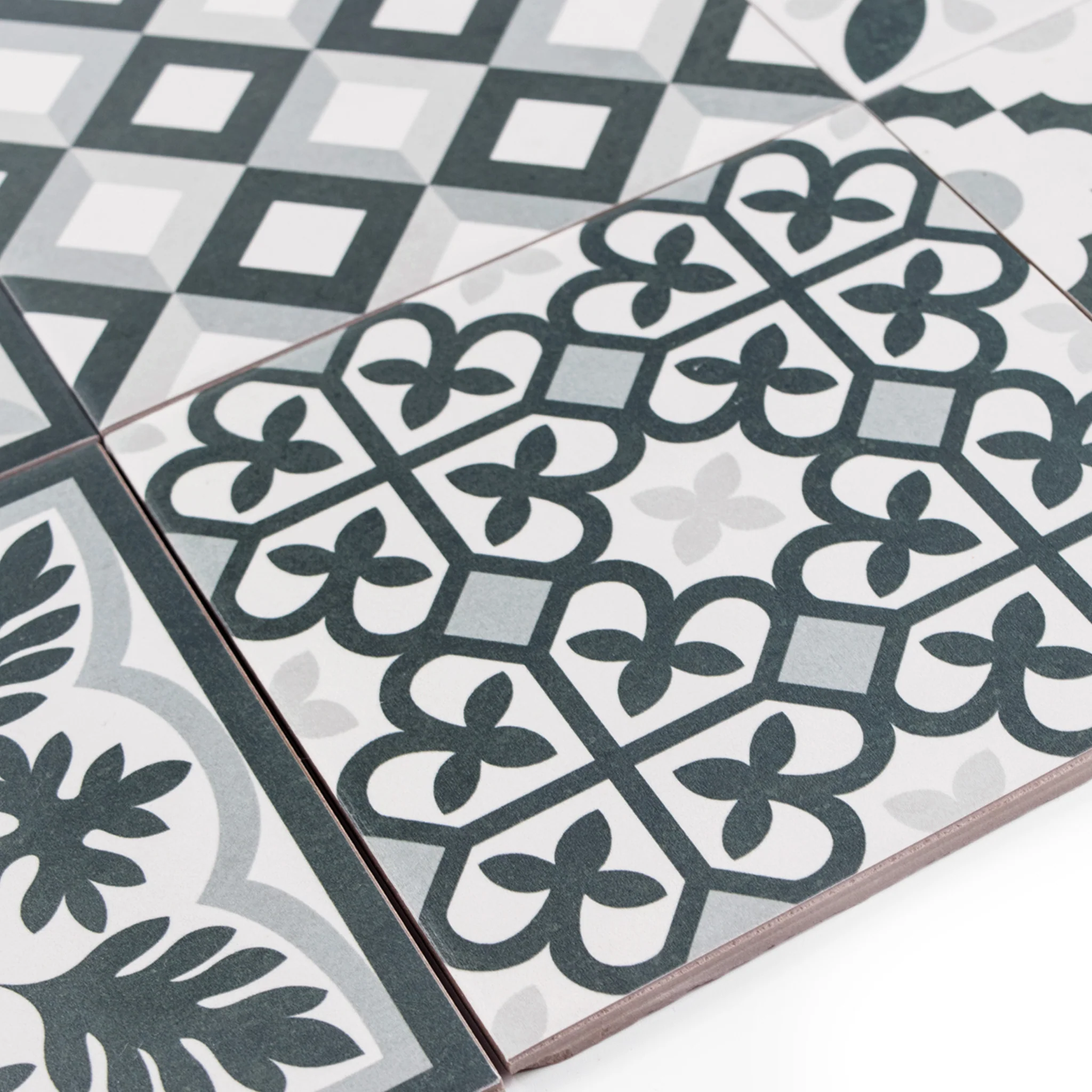 Casablanca Black Patterned Tile - Image 4