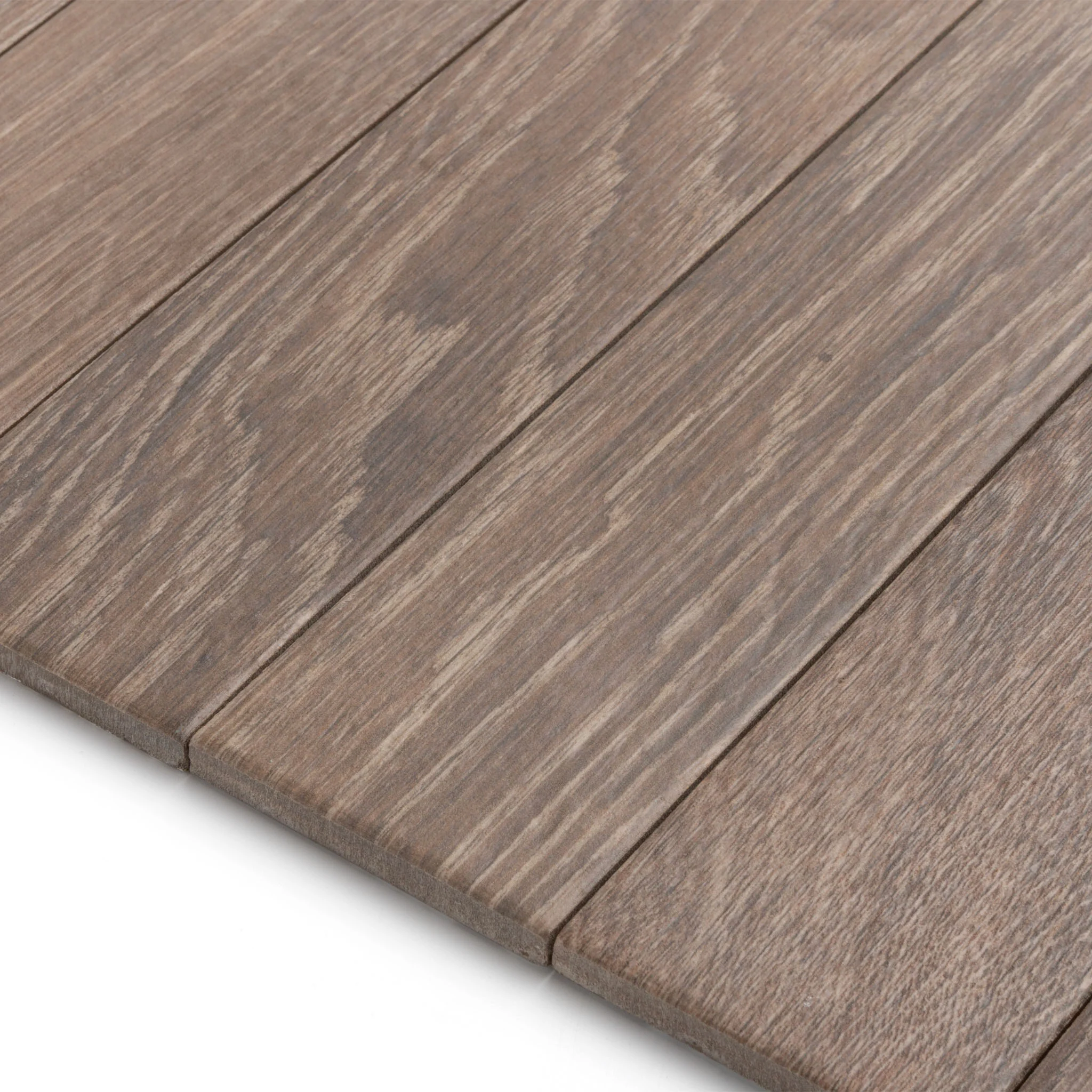Herringbone Brown Wood Effect Tile - Image 7