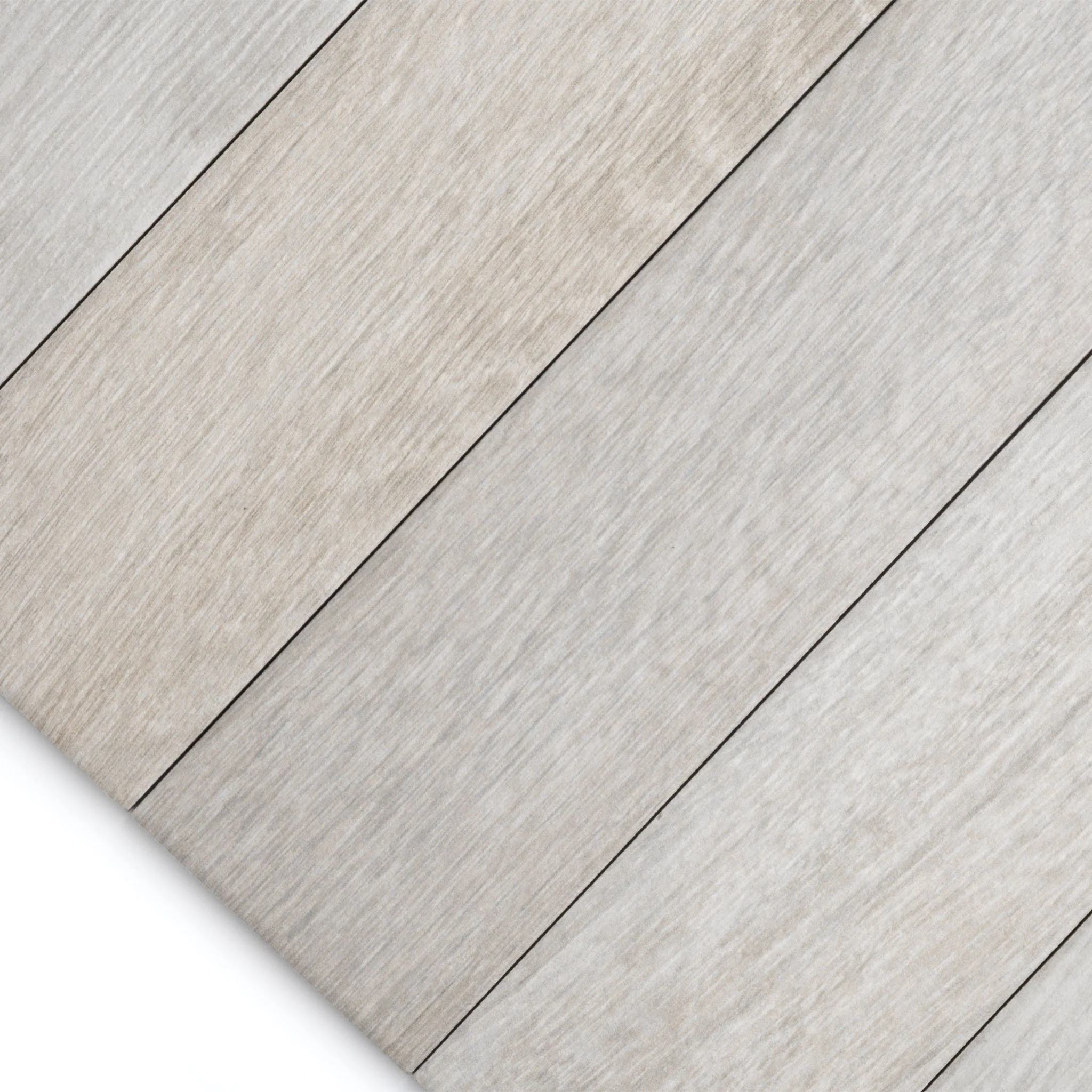 Herringbone White Wood Effect Tile - Image 4