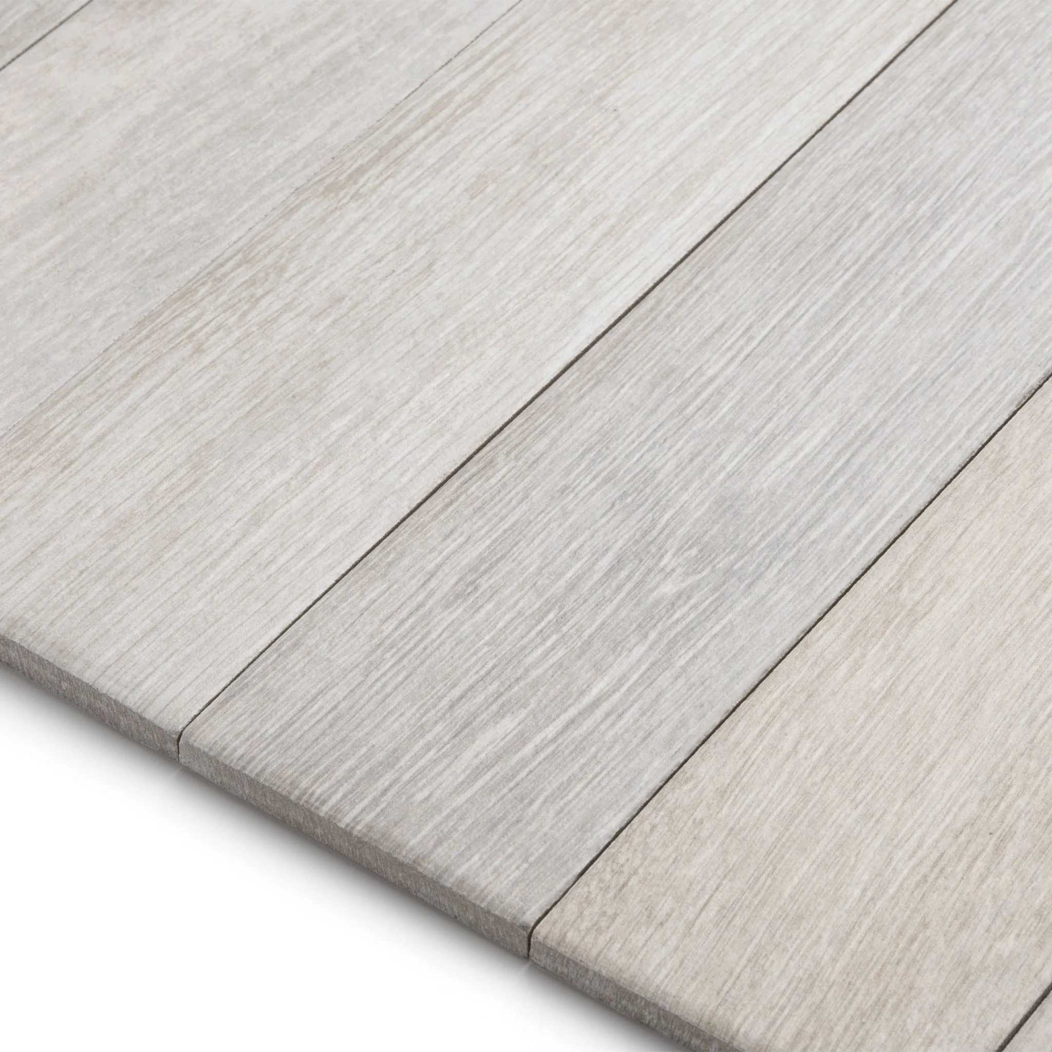 Herringbone White Wood Effect Tile - Image 7