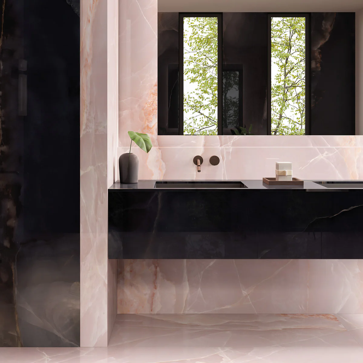 Jewel Onyx Pink Tile - Image 5