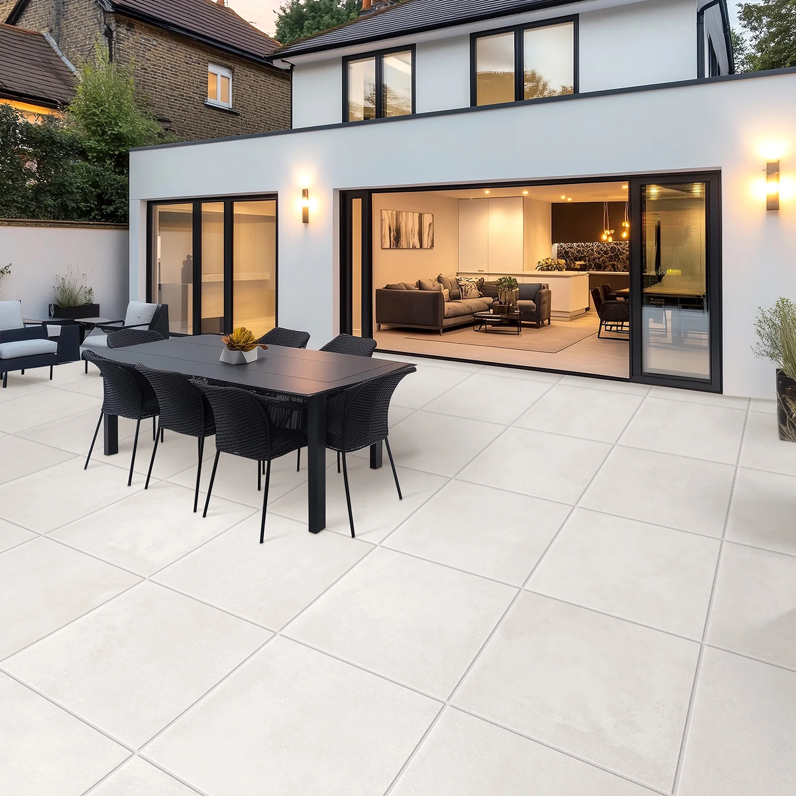 Nexus White 2CM Outdoor Tile - Image 3