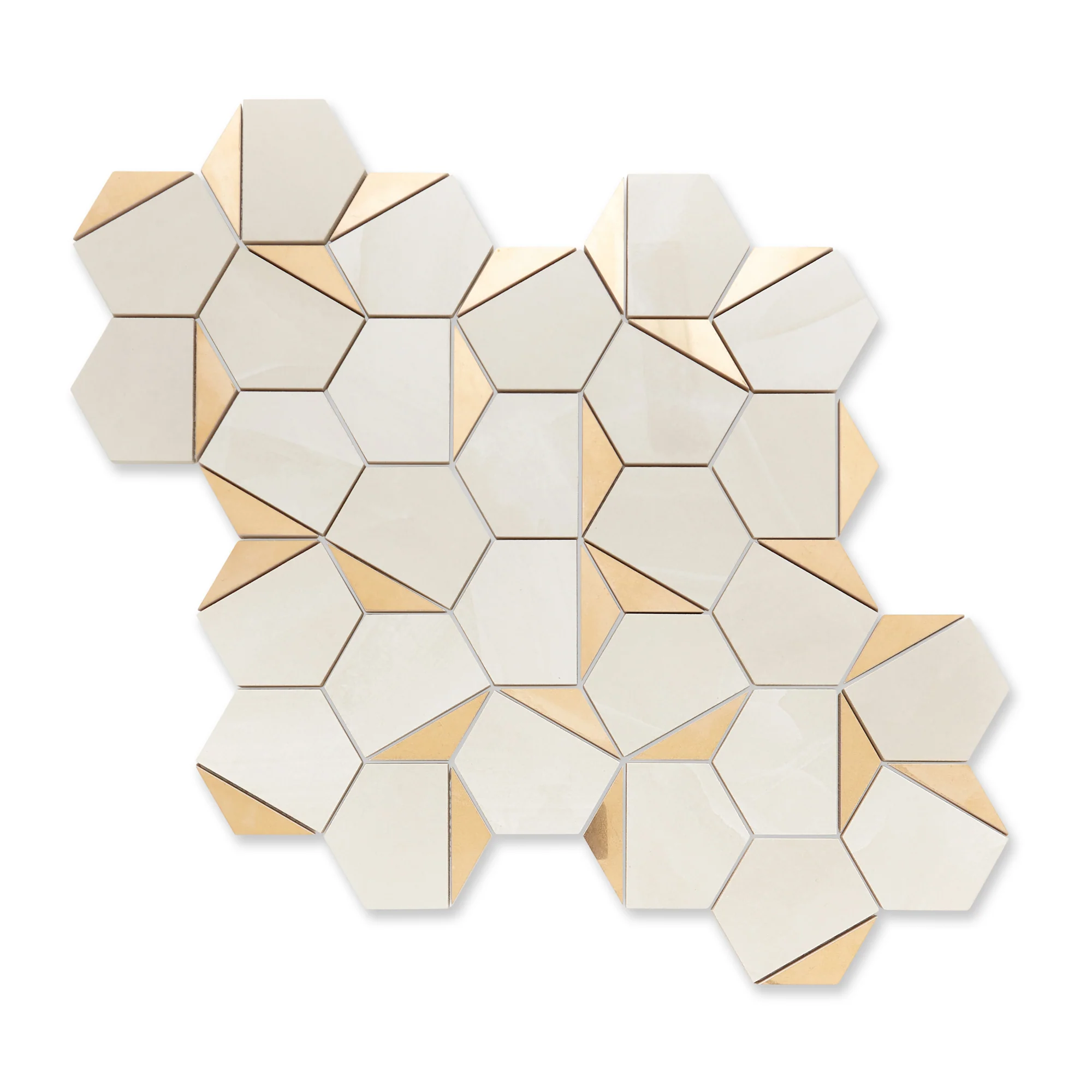 Onice Beige Mosaic Tile - Image 3